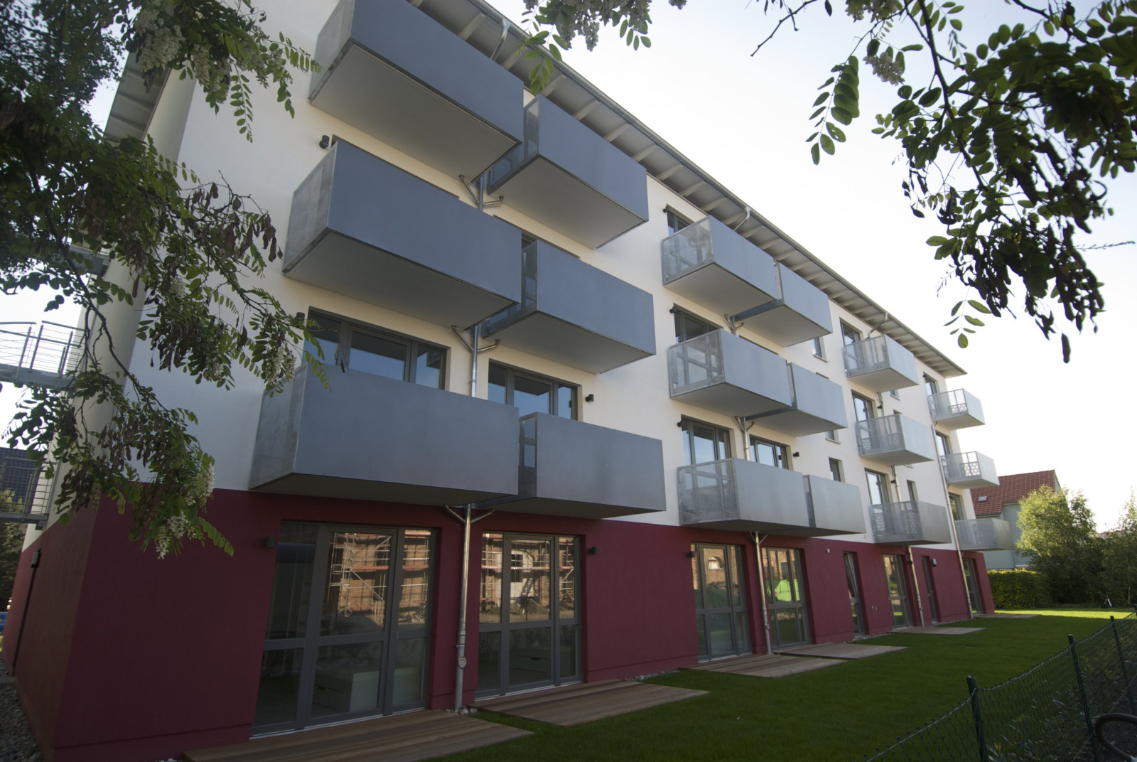 Balkone der Studentenwohnungen in Greifswald